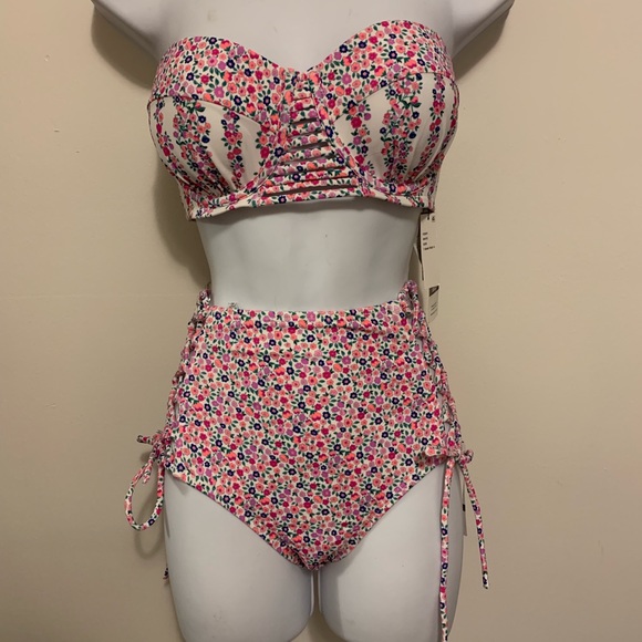 Sundazed Floral Print Abigail Underwire Top 32D - Picture 1 of 2